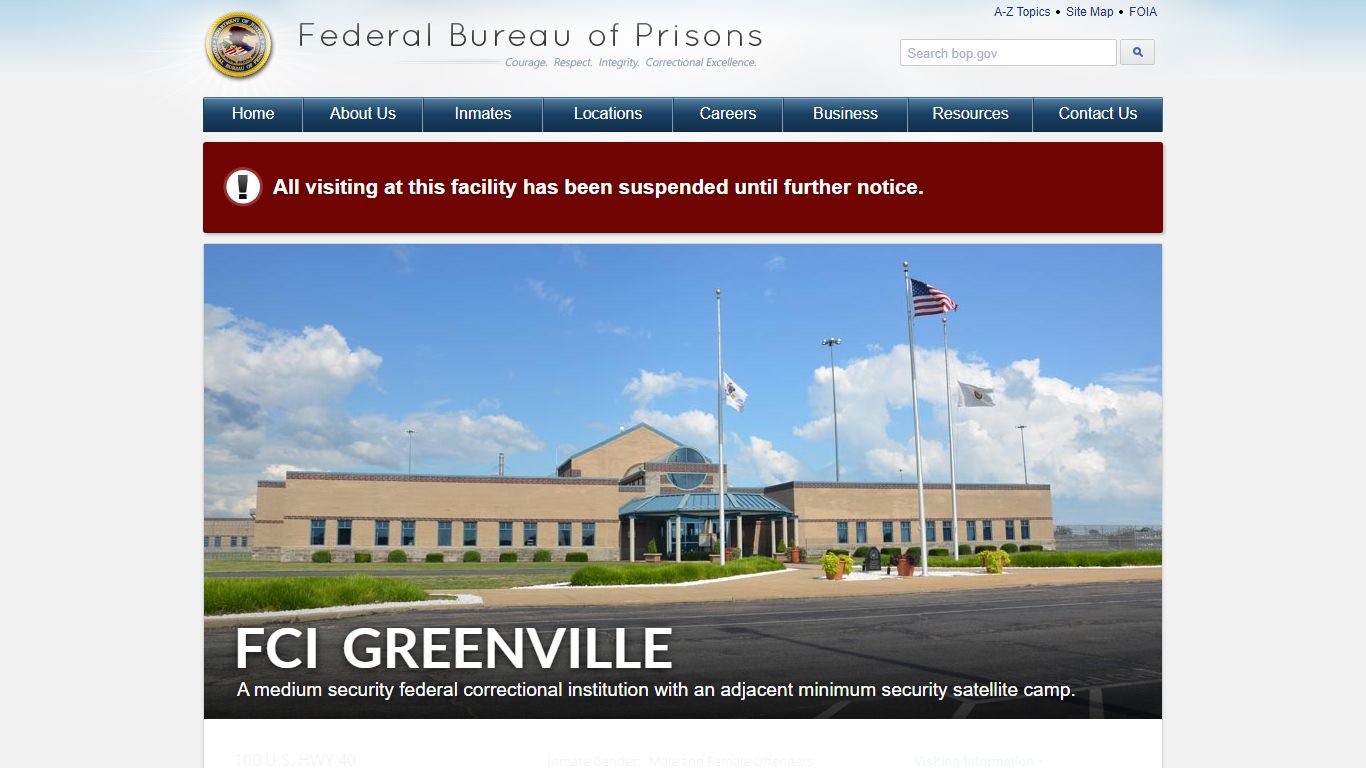 FCI Greenville - Federal Bureau of Prisons