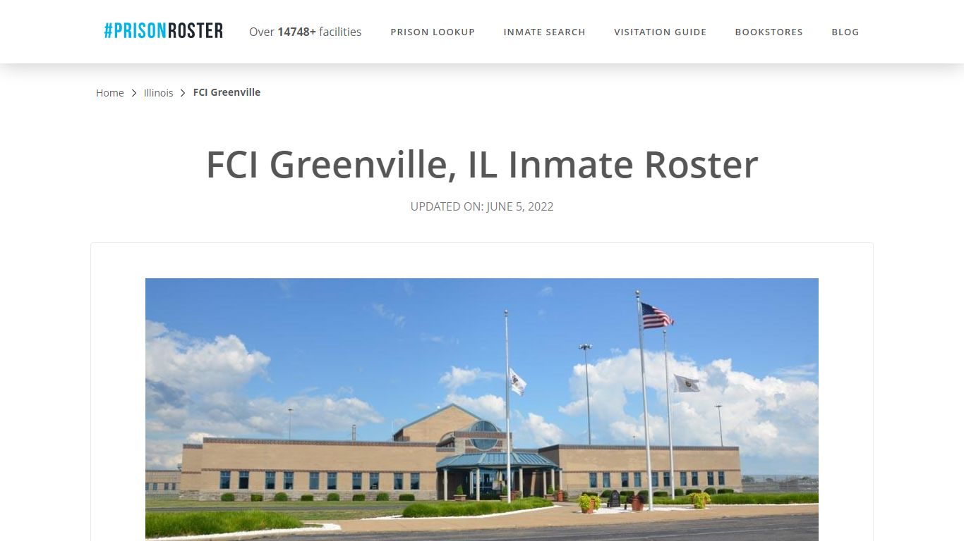 FCI Greenville, IL Inmate Roster - Prisonroster